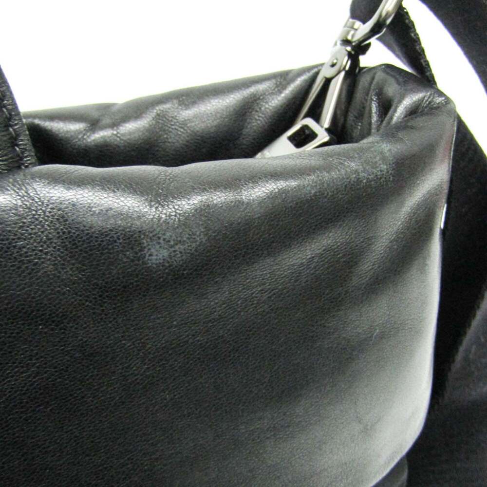 PRADA Black Leather Shoulder Bag - Picture 6 of 13